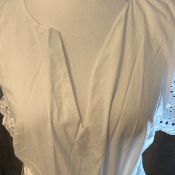 New! Rails Gia Belted Eyelet Dress in White nwt 21879 - Picture 9 of 16